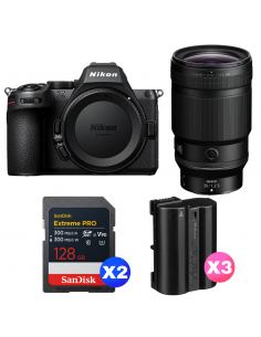 Nikon Z5 II + 35mm f/1.2 S + 2 SanDisk 128GB Extreme PRO UHS-II SDXC + 3 Nikon EN-EL15c