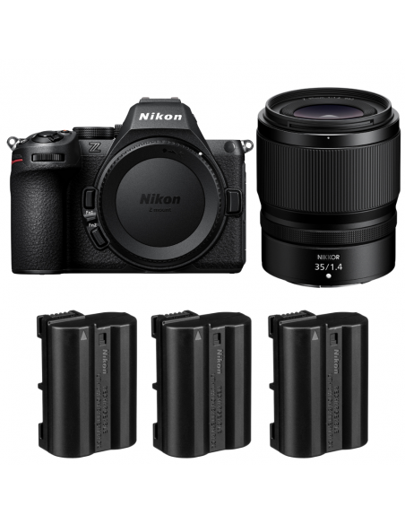 Nikon Z5 II + 35mm f/1.4 + 3 Nikon EN-EL15c|MCZ DIRECT