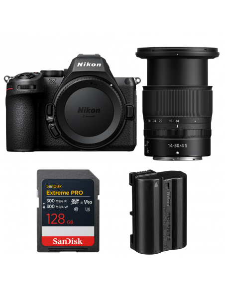 Nikon Z5 II + 14-30mm f/4 S + 1 SanDisk 128GB Extreme PRO UHS-II SDXC + Nikon EN-EL15c|MCZ DIRECT