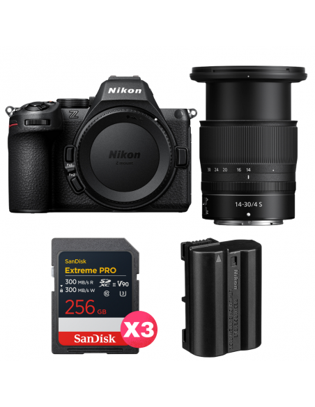Nikon Z5 II + 14-30mm f/4 S + 3 SanDisk 256GB Extreme PRO UHS-II SDXC + Nikon EN-EL15c|MCZ DIRECT