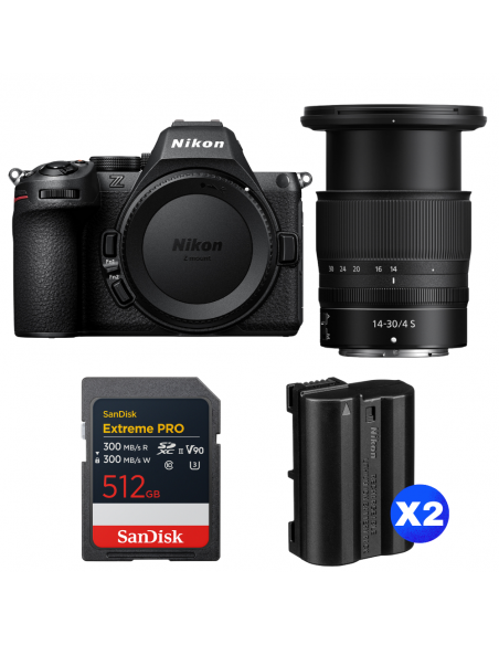 Nikon Z5 II + 14-30mm f/4 S + 1 SanDisk 512GB Extreme PRO UHS-II SDXC + 2 Nikon EN-EL15c|MCZ DIRECT