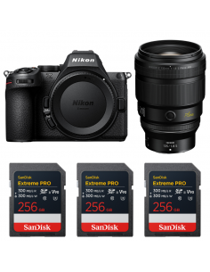 Nikon Z5 II + 135mm + 3x SDXC 256GB Extreme PRO