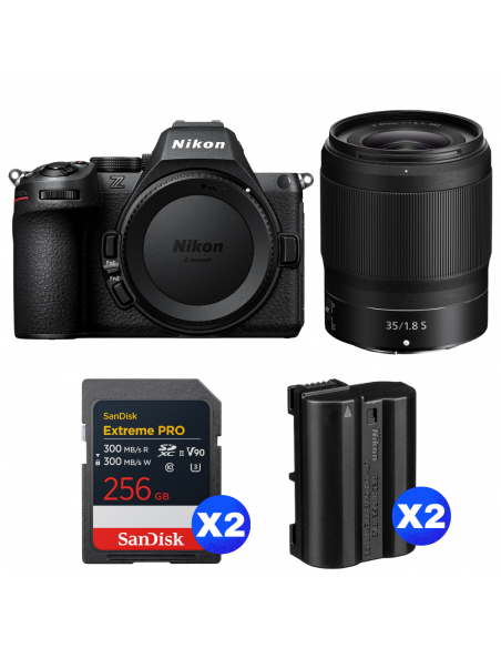 Nikon Z5 II + 35mm f/1.8 S + 2 SanDisk 256GB Extreme PRO UHS-II SDXC + 2 Nikon EN-EL15c|MCZ DIRECT