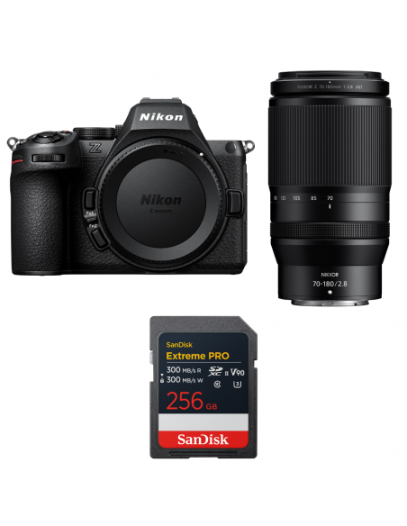 Nikon Z5 II + 70-180mm f/2.8 + 1 SanDisk 256GB Extreme PRO UHS-II SDXC|MCZ DIRECT