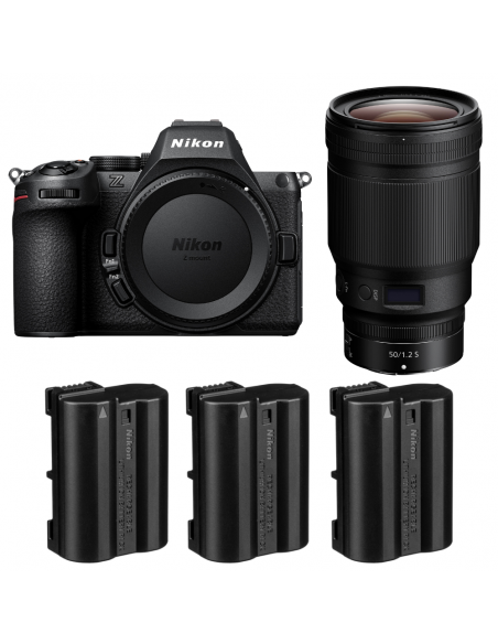 Nikon Z5 II + 50mm f/1.2 S + 3 Nikon EN-EL15c|MCZ DIRECT