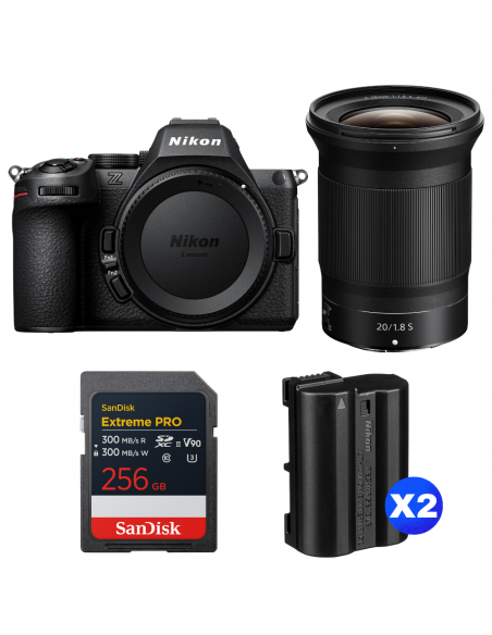 Nikon Z5 II + 20mm f/1.8 S + 1 SanDisk 256GB Extreme PRO UHS-II SDXC + 2 Nikon EN-EL15c|MCZ DIRECT