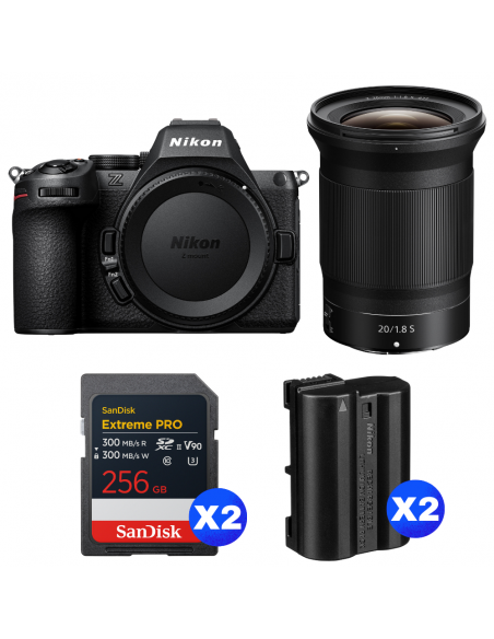 Nikon Z5 II + 20mm f/1.8 S + 2 SanDisk 256GB Extreme PRO UHS-II SDXC + 2 Nikon EN-EL15c|MCZ DIRECT