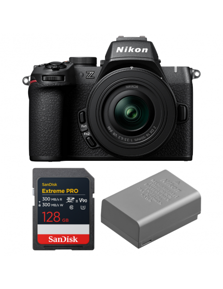 Cámara Nikon Z50 II 16-50mm + 1× 128GB y 1 EN-EL25a