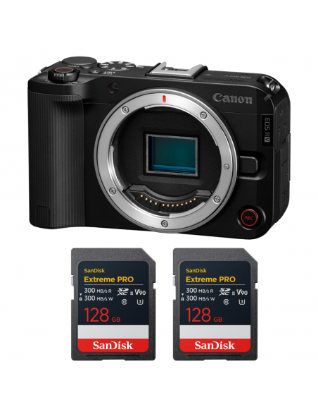Canon EOS R50 V + 2 SanDisk 128GB Extreme PRO UHS-II SDXC|MCZ DIRECT