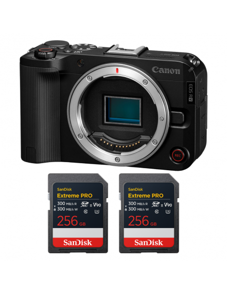 Canon EOS R50 V + 2 SanDisk 256GB Extreme PRO UHS-II SDXC|MCZ DIRECT