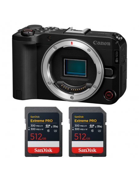 Canon EOS R50 V + 2 SanDisk 512GB Extreme PRO UHS-II SDXC|MCZ DIRECT