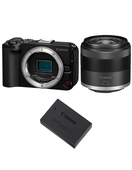 Canon EOS R50 V + RF-S 14-30mm f/4.5-6.3 IS STM PZ + Canon LP-E17|MCZ DIRECT