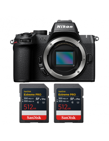 Nikon Z50 II + 2 SanDisk 512GB Extreme PRO UHS-II SDXC|MCZ DIRECT