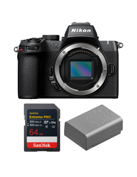Nikon Z50 II + 1 SanDisk 64GB Extreme PRO UHS-II SDXC + Nikon EN-EL25a|MCZ DIRECT
