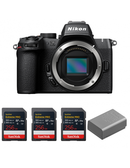 Nikon Z50 II + 3 SanDisk 256GB Extreme PRO UHS-II SDXC + Nikon EN-EL25a|MCZ DIRECT