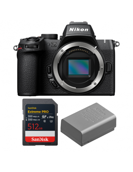Nikon Z50 II + 1 SanDisk 512GB Extreme PRO UHS-II SDXC + Nikon EN-EL25a|MCZ DIRECT