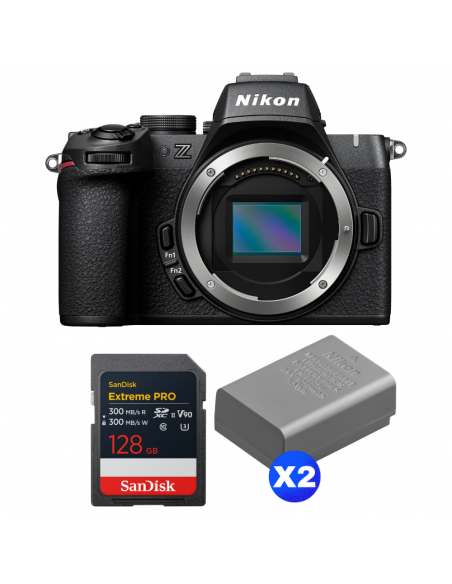 Nikon Z50 II + 1 SanDisk 128GB Extreme PRO UHS-II SDXC + 2 Nikon EN-EL25a|MCZ DIRECT