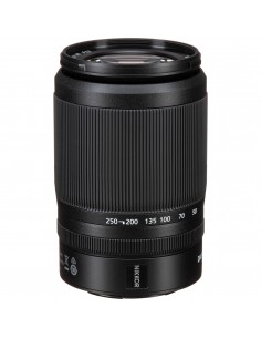 Nikon Z50 II mirrorless camera with 50-250mm lens, showcasing zoom capability and compact design Nikon Z50 II mirrorless camera with 50-250mm lens, showcasing zoom capability and compact design