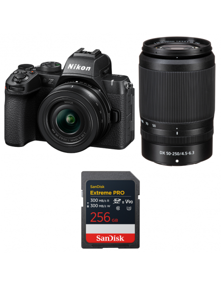 Nikon Z50 II + 16-50mm + 50-250mm + 1 SanDisk 256GB Extreme PRO UHS-II SDXC|MCZ DIRECT