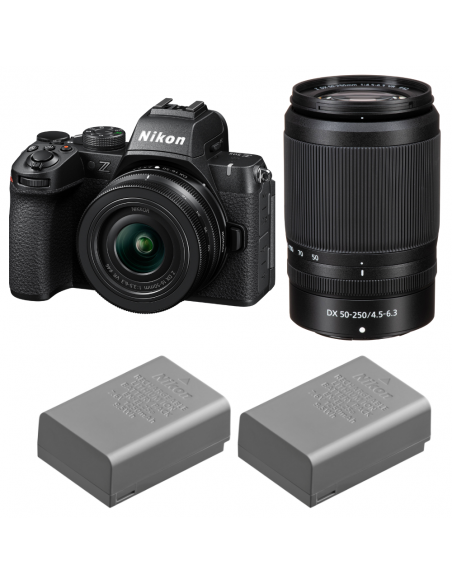 Nikon Z50 II + 16-50mm + 50-250mm + 2 Nikon EN-EL25a|MCZ DIRECT