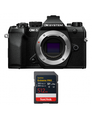 OM SYSTEM OM-5 Mark II Noir + 1 SanDisk 512GB Extreme PRO UHS-II SDXC OM SYSTEM APPAREIL PHOTO HYBRIDE 1 682,00 € MCZ DIRECT