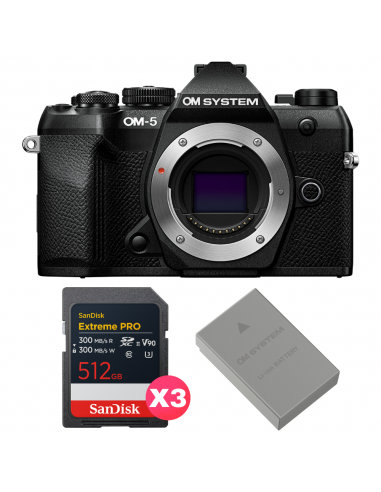 Buy OM System OM-5 Mark II Black – Lightweight travel camera