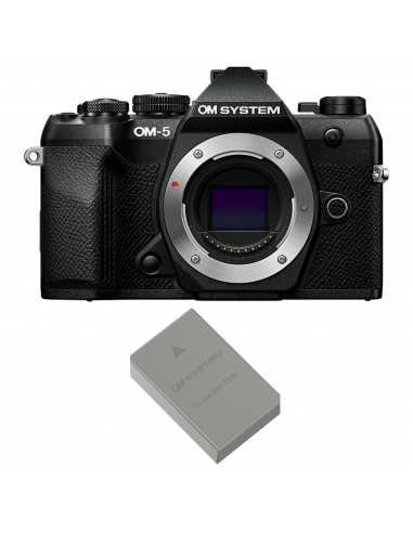 OM System OM-5 Mark II Noir – Hybride compact et robuste