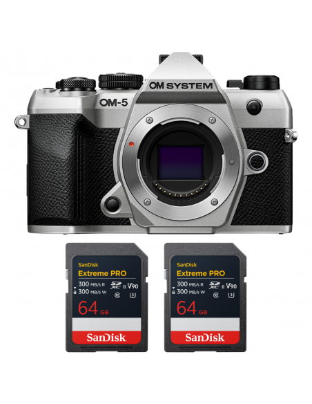 Buy OM-5 Mark II Silver – Compact 4K Mirrorless Camera