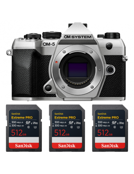 OM System OM-5 Mark II Silver – Appareil photo hybride