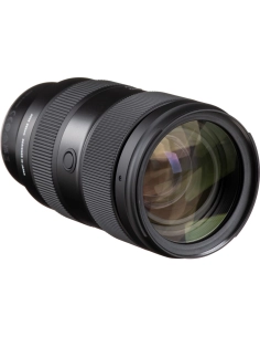 Tamron 35-150mm f/2-2.8 Di III VXD lens for Nikon Z, showing front and side details. Tamron 35-150mm f/2-2.8 Di III VXD lens for Nikon Z, showing front and side details.