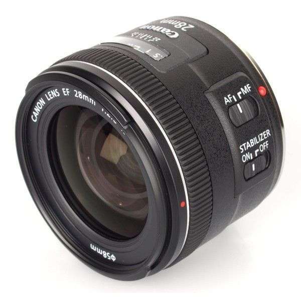 Objetivo Canon EF 28mm f/2.8 IS USM-2