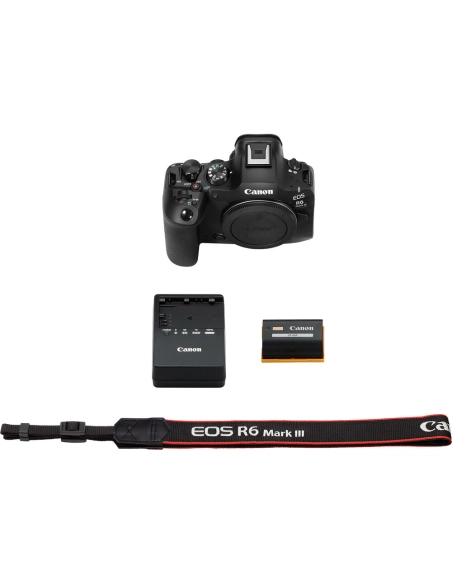 Canon EOS R6 Mark III + Canon EF-EOS R + 1 SanDisk 64GB Extreme PRO UHS-II SDXC + 3 Canon LP-E6P Canon MIRRORLESS CAMERAS €2,814.00 MCZ DIRECT