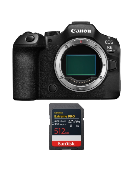 Canon EOS R6 Mark III + SanDisk 512GB Pro
