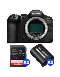 Canon EOS R6 Mark III + 2×256GB SD Kit