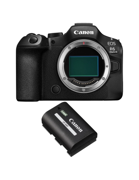 Canon EOS R6 Mark III + 1 Canon LP-E6P Canon APPAREIL PHOTO HYBRIDE 2 365,00 € MCZ DIRECT