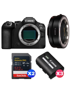 Canon EOS R6 Mark III kit 2x512GB + 3 LP-E6P