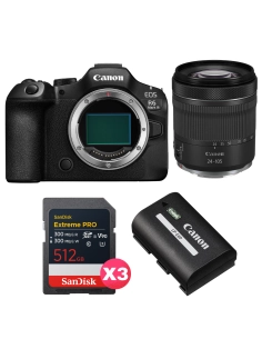 Canon R6 Mark III IS STM Kit + 3×512GB + Battery