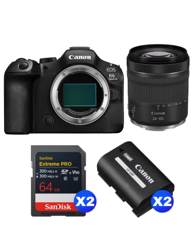 Canon R6 III + 24-105mm IS STM + 2×64GB Kit