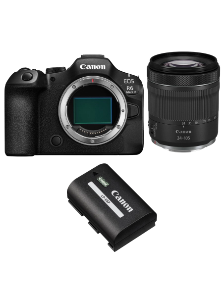Canon R6 III + 24-105mm IS STM + 1 batería