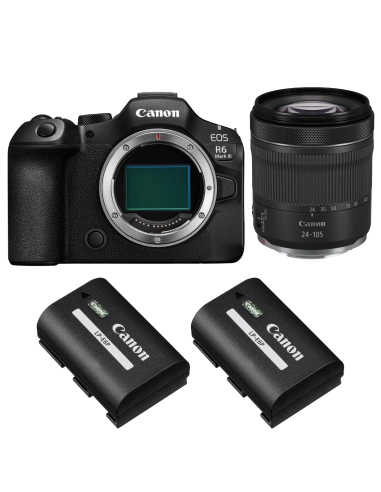 Canon R6 III + 24-105mm IS STM + 2 baterías