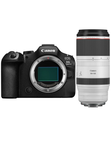 Canon EOS R6 Mark III + RF 100-500mm L IS USM Pack Pro Foto