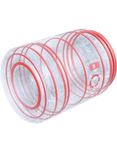 Canon RF 35mm f/1.4 L VCM lens showing clear barrel with red accents, RF mount for full-frame sensors Canon RF 35mm f/1.4 L VCM lens showing clear barrel with red accents, RF mount for full-frame sensors