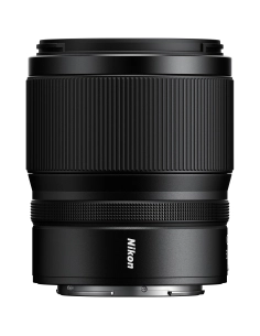 Objectif Nikon Z 50mm f/1.4 pour monture Z, vue de face, design élégant et compact Objectif Nikon Z 50mm f/1.4 pour monture Z, vue de face, design élégant et compact