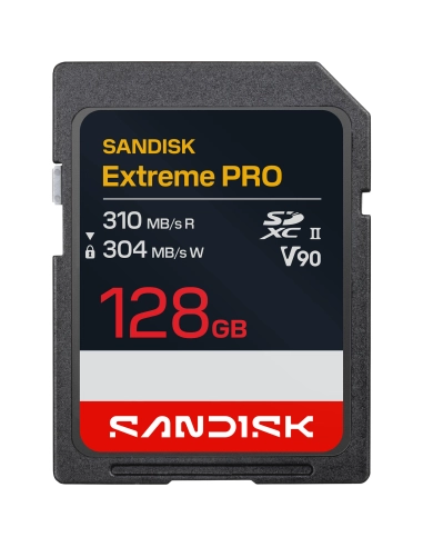 SanDisk 128GB Extreme PRO UHS-II SDXC 310 MB/s Memory Card