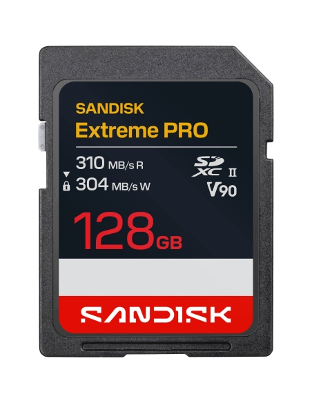 Carte mémoire SanDisk 128GB Extreme PRO UHS-II SDXC 310 MB/s
