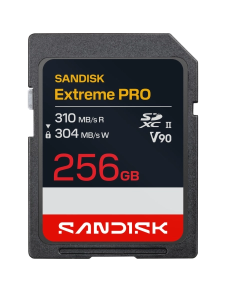 Carte mémoire SanDisk 256GB Extreme PRO UHS-II SDXC 310 MB/s Carte mémoire SanDisk 256GB Extreme PRO UHS-II SDXC 310 MB/s