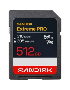 SanDisk 512GB Extreme PRO UHS-II SDXC 310 MB/s Memory Card