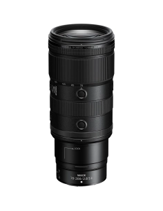 Nikon Z 70-200mm f/2.8 VR S II lens with zoom and focus rings Nikon Z 70-200mm f/2.8 VR S II lens with zoom and focus rings