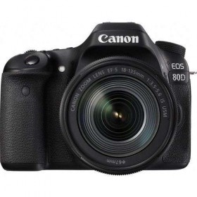 Appareil photo Reflex Canon 80D + EF-S 18-135mm IS USM-1
