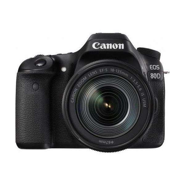 Appareil photo Reflex Canon 80D + EF-S 18-135mm IS USM-1